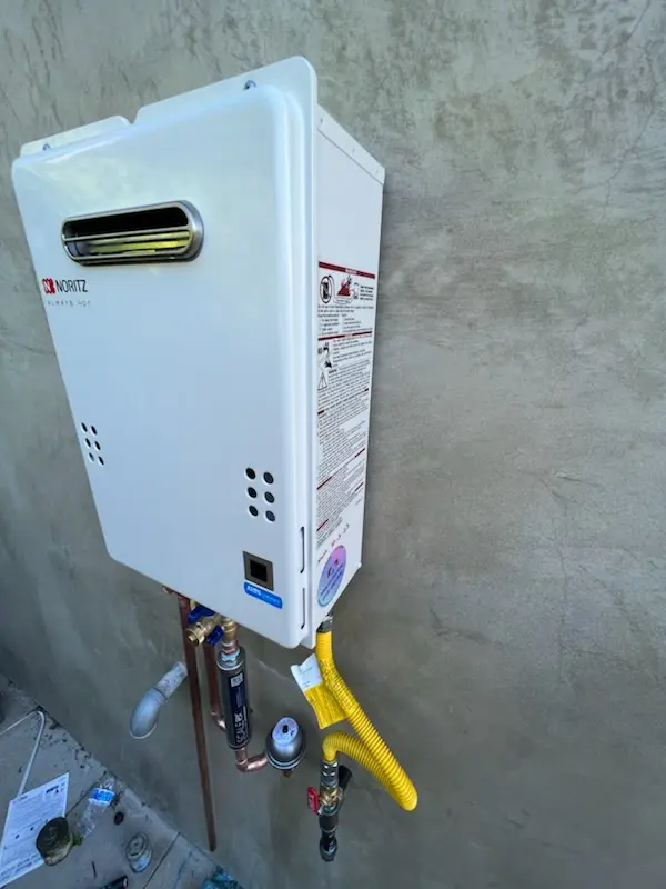 Tankless water heater installation for Delphi Falls homes